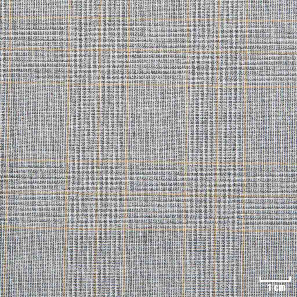 [107605] LIGHT GREY, YELLOW CHECKS