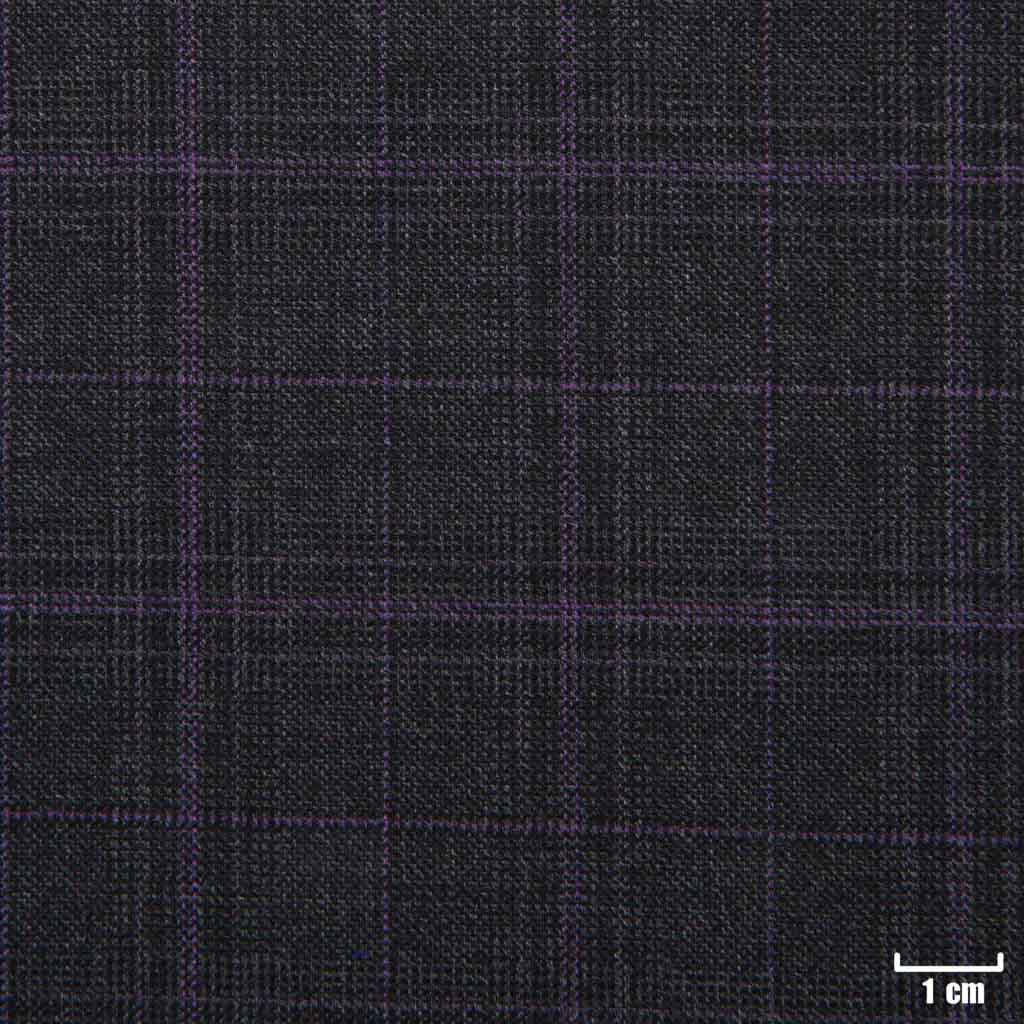 [209180] DARK GREY, PURPLE CHECKS
