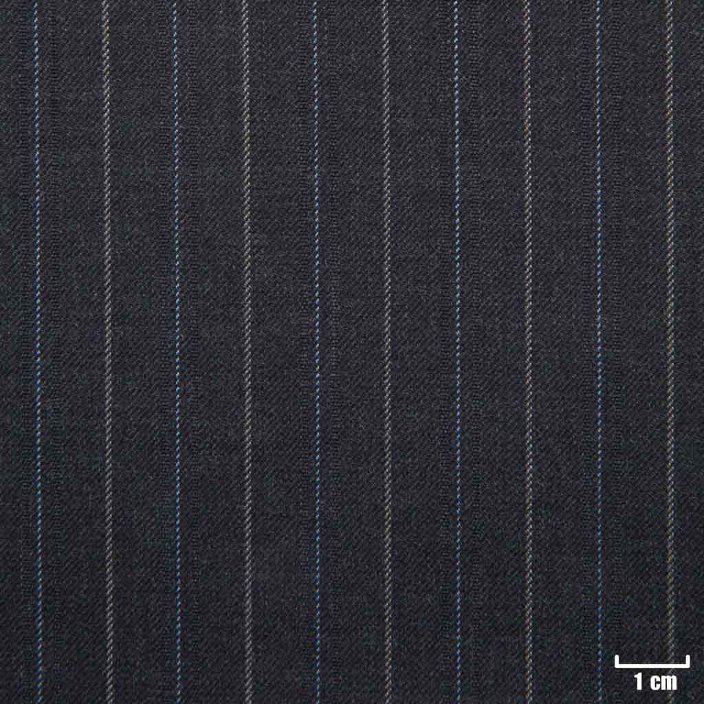 [209247] DARK GREY, MIXED BLUE/OFF WHITE STRIPES