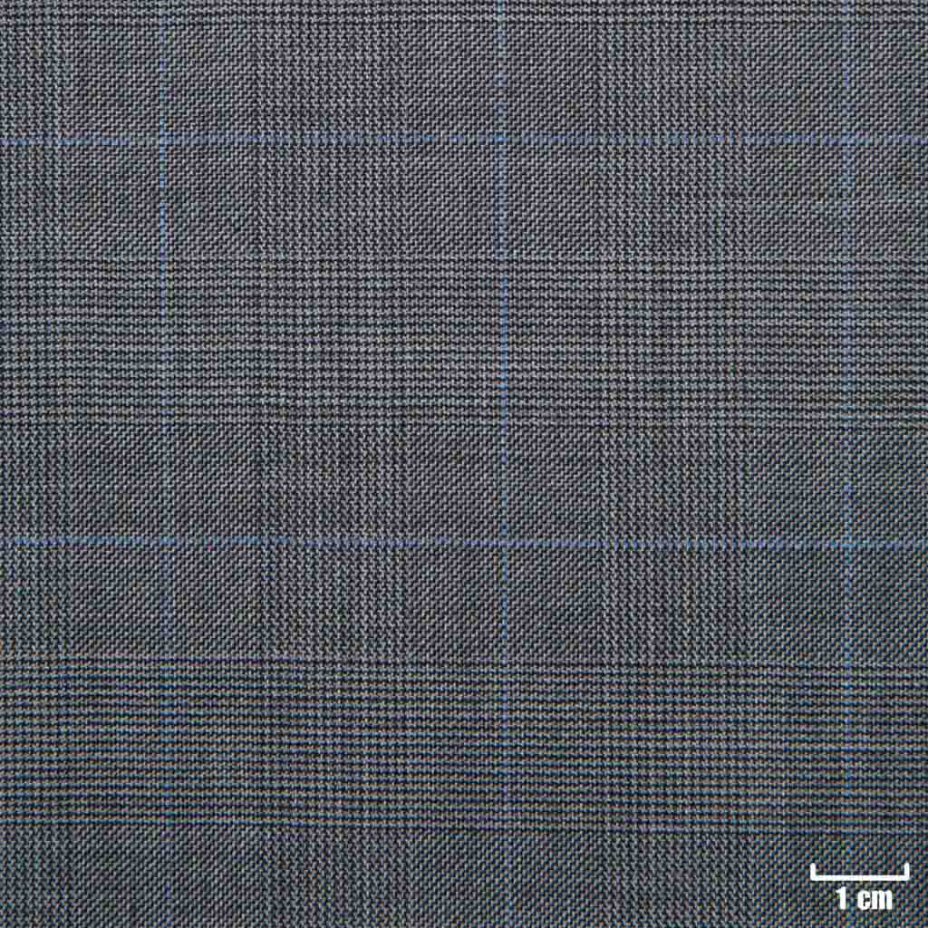 [209602] MEDIUM GREY, BIG BLUE CHECKS