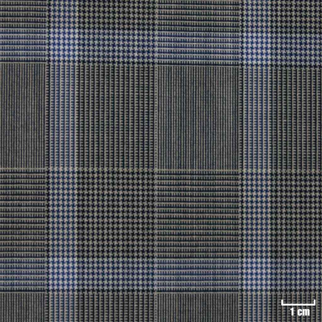 GREY, BLUE CHECKS
