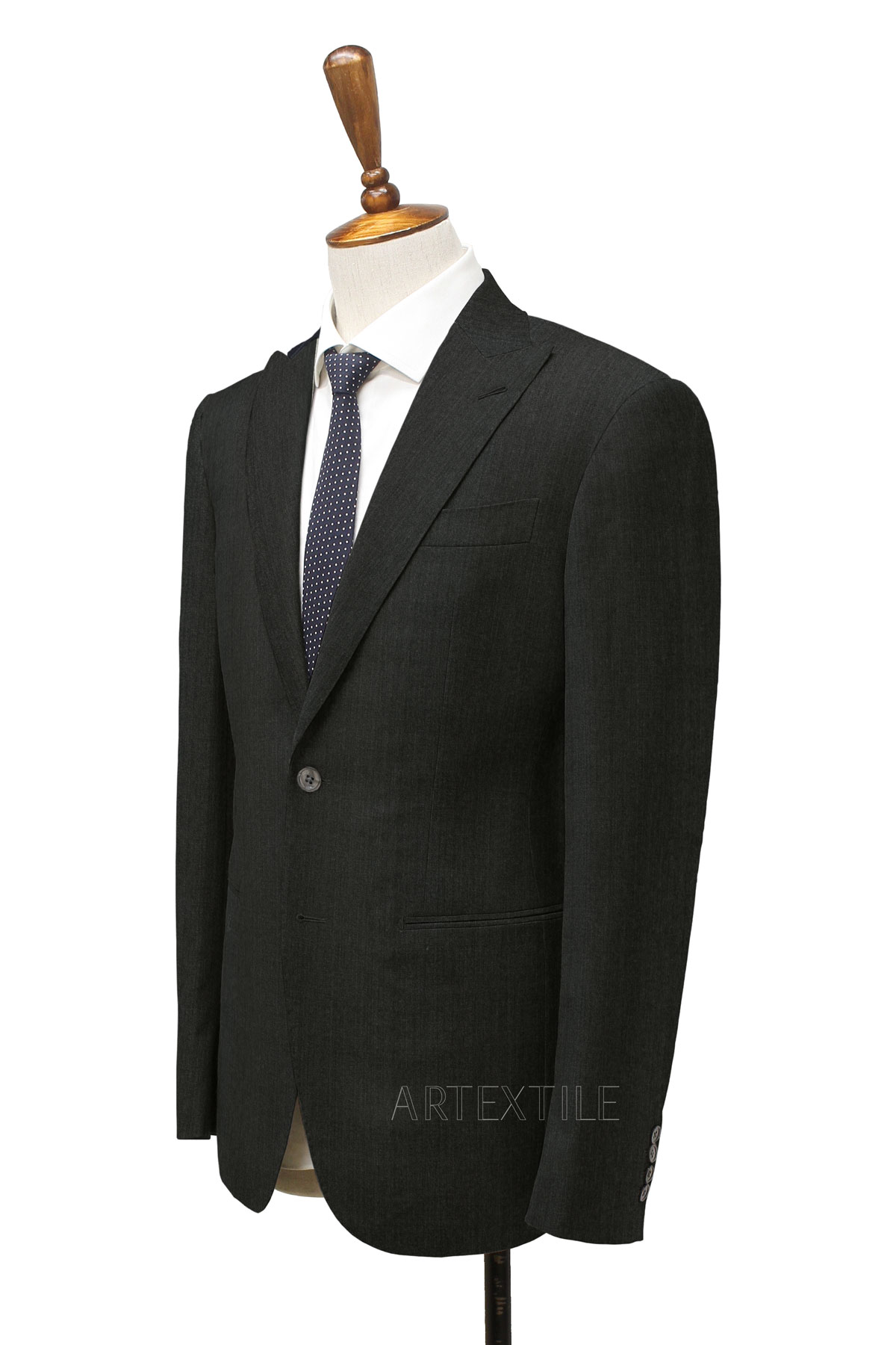 [226167] CHARCOAL, HERRINGBONE