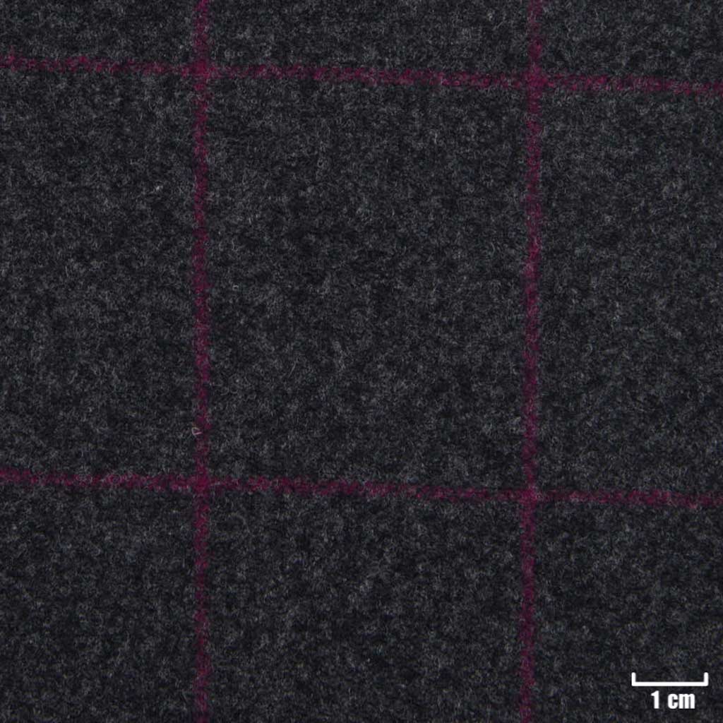 [227257] CHARCOAL, PURPLE CHECKS
