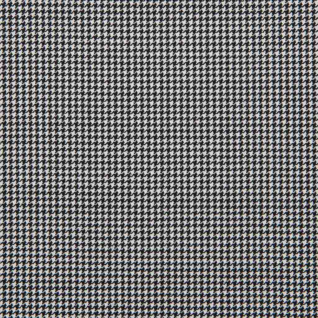 WHITE, BLACK HOUNDSTOOTH
