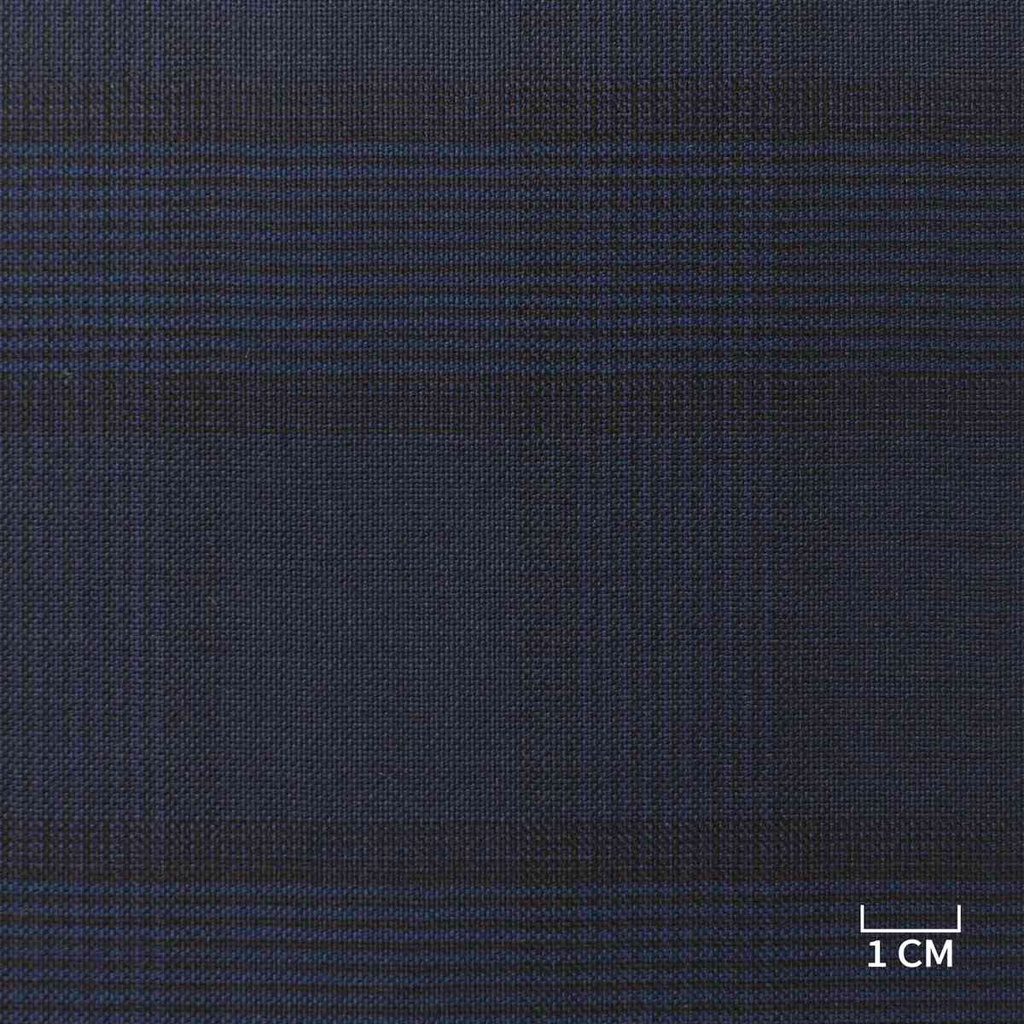 [610109] DARK BLUE,BROWN CHECKS (102/09)