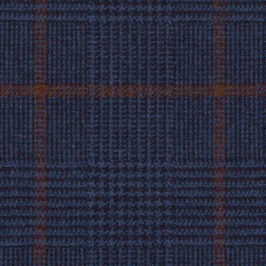 [316213] 蓝色，棕色格纹（DR# 85013）