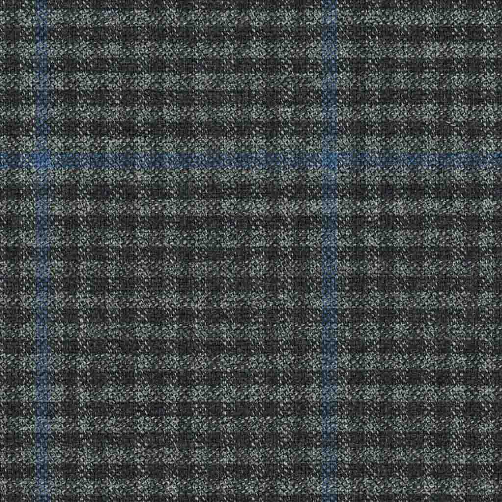 [316633] 灰色，蓝色格纹
