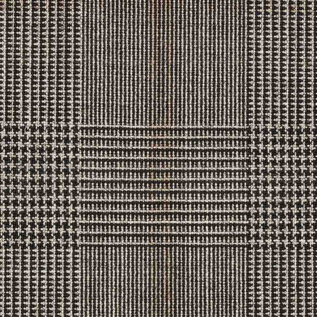 [316734] GREY, BROWN CHECKS (4 PLY) (DR# 18034)