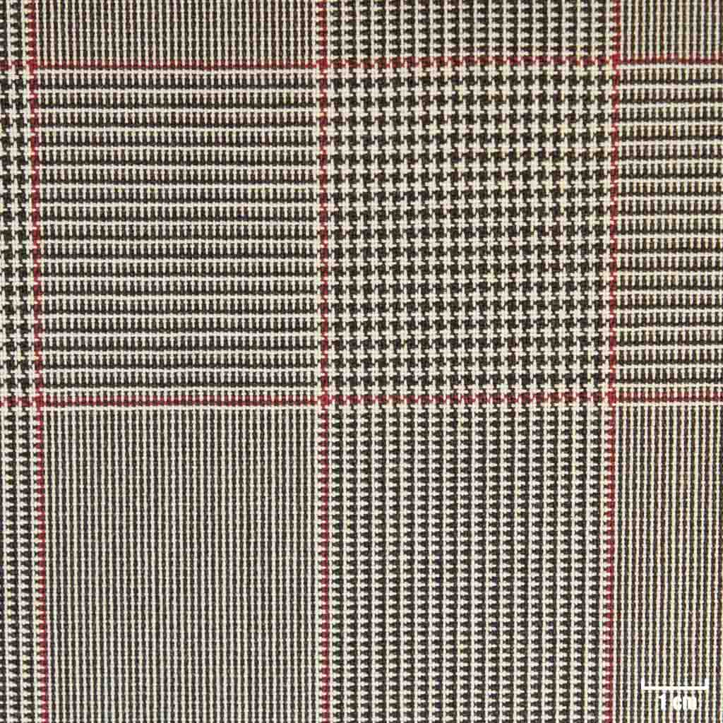 [316745] BEIGE, BIG RED CHECKS (4 PLY) (DR# 18045)