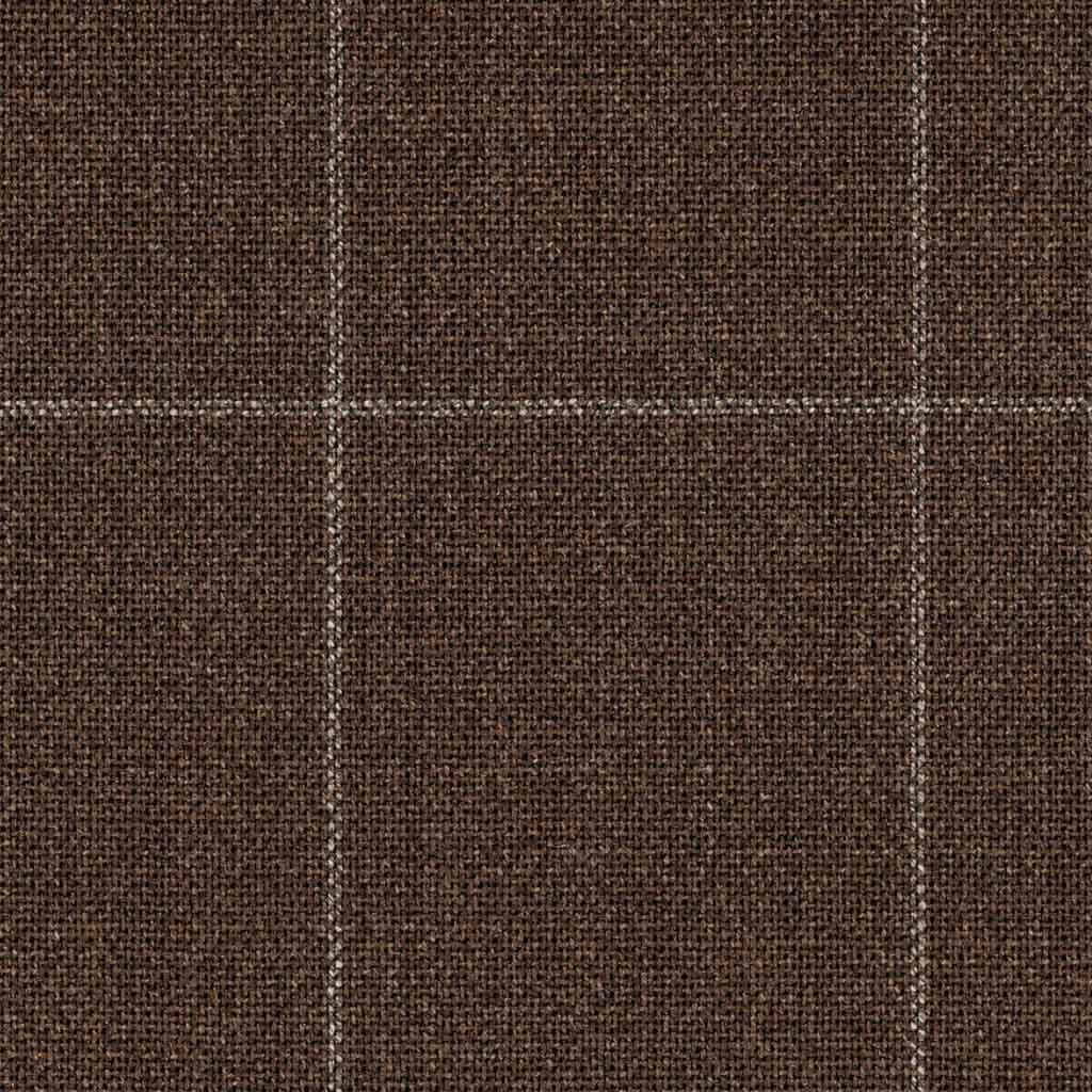 [316746] BROWN, BIG WHITE CHECKS (4 PLY) (DR# 18046)