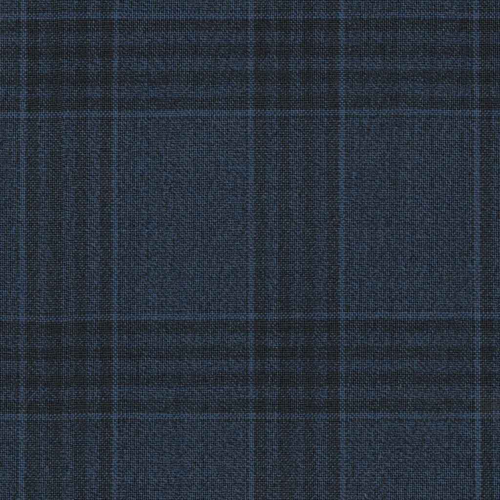 [316810] DARK BLUE, BLUE CHECKS