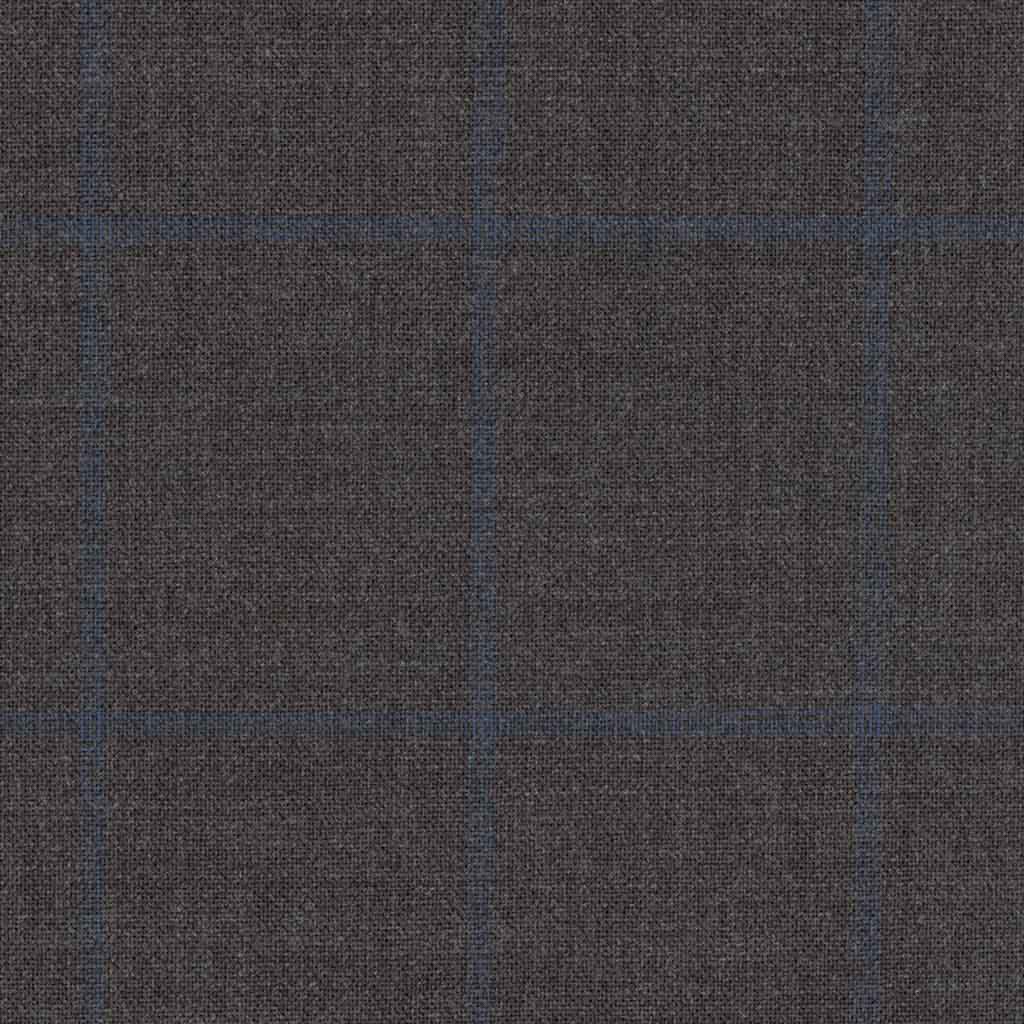 [317706] DARK GREY, BLUE CHECKS (DR# 19006)