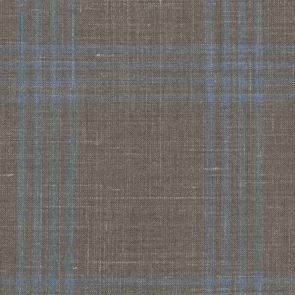 [319601] BROWN, BIG BLUE CHECKS (DR# 50401)
