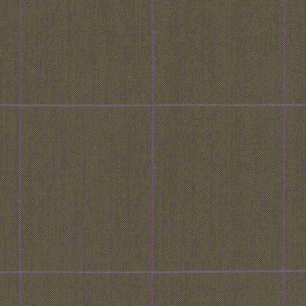 [319641] OLIVE YELLOW, PURPLE CHECKS (DR# 50441)
