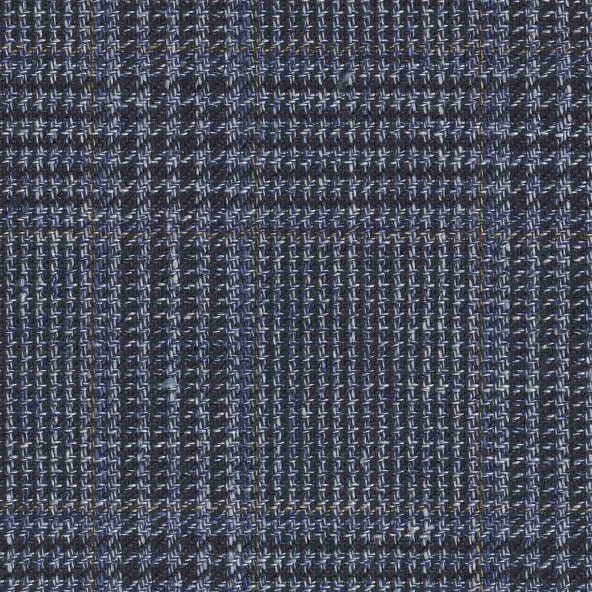 [319705] BLUE, MIXED BROWN CHECKS (DR# 50477)