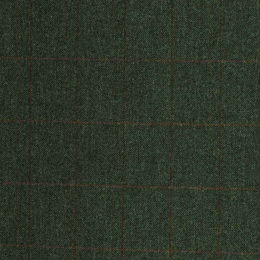 [351113] 灰色底，棕红色格纹（ST# 19047）
