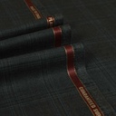 [352301] 深灰色与蓝色大格纹（ST# 7103）