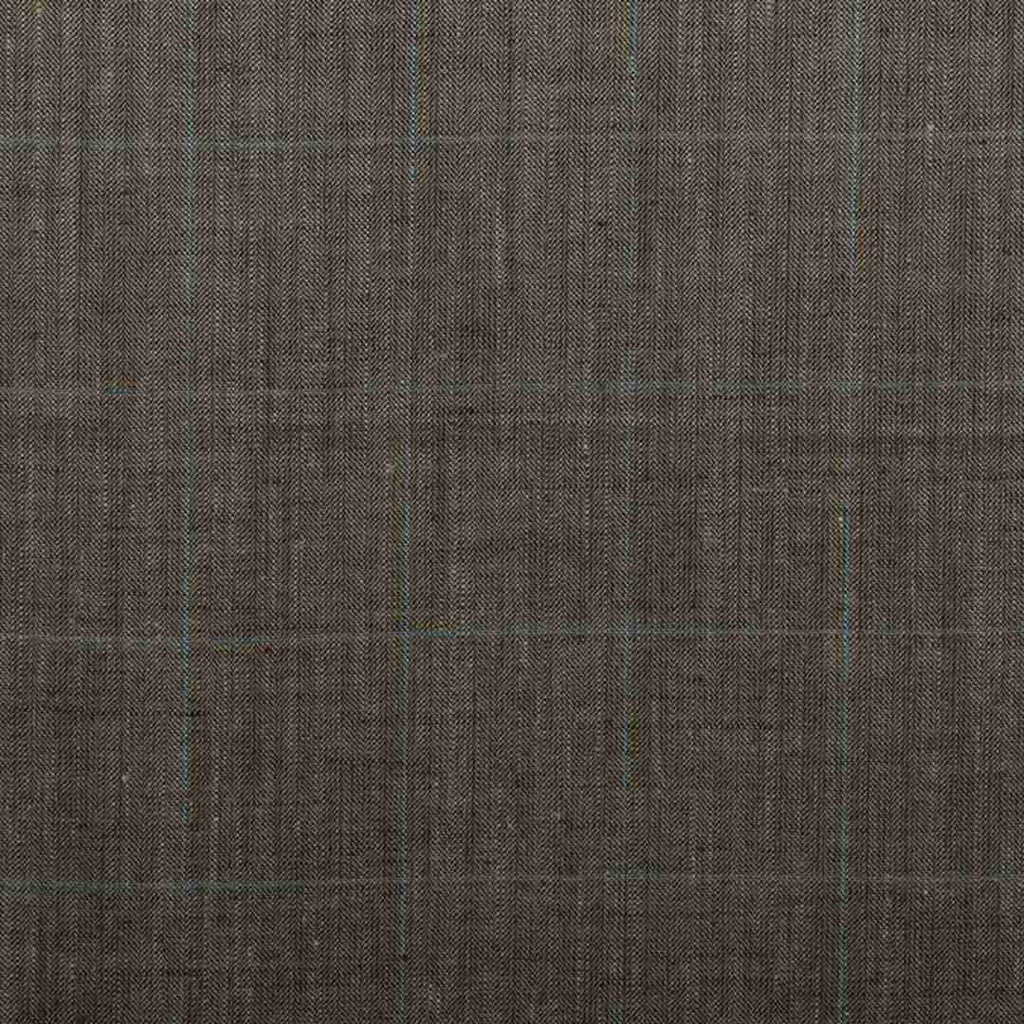 [353143] 棕色与蓝色格纹（ST# 32042)