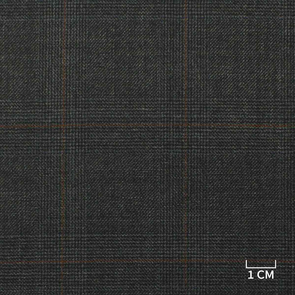 [353512] 深灰色，橙色格纹（ST# 12914）