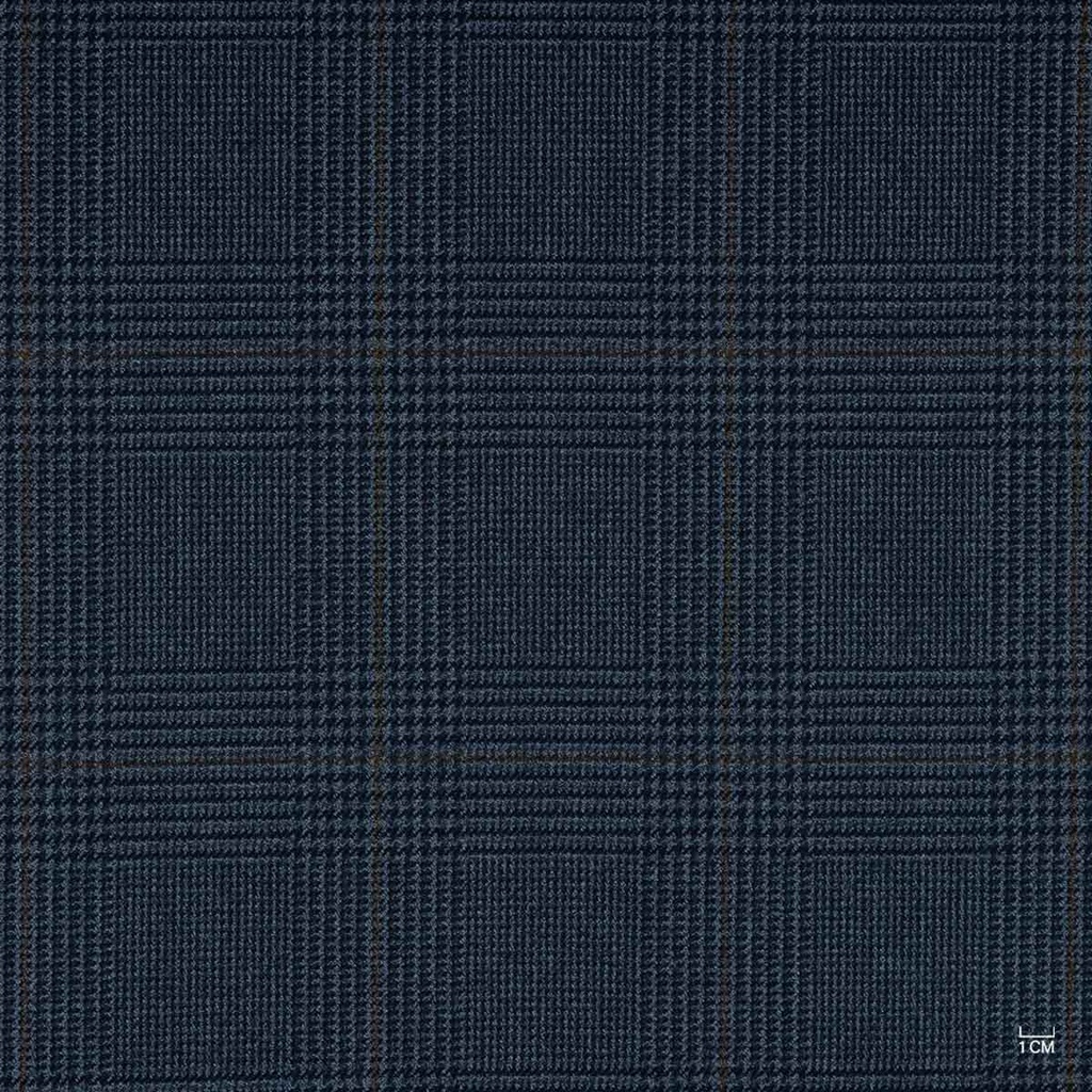 [354056] BLUE, BROWN CHECKS (ST# 15084)