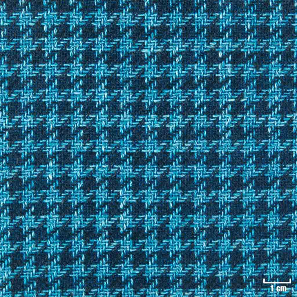 [401310] TURQUOISE BLUE, HOUNDSTOOTH