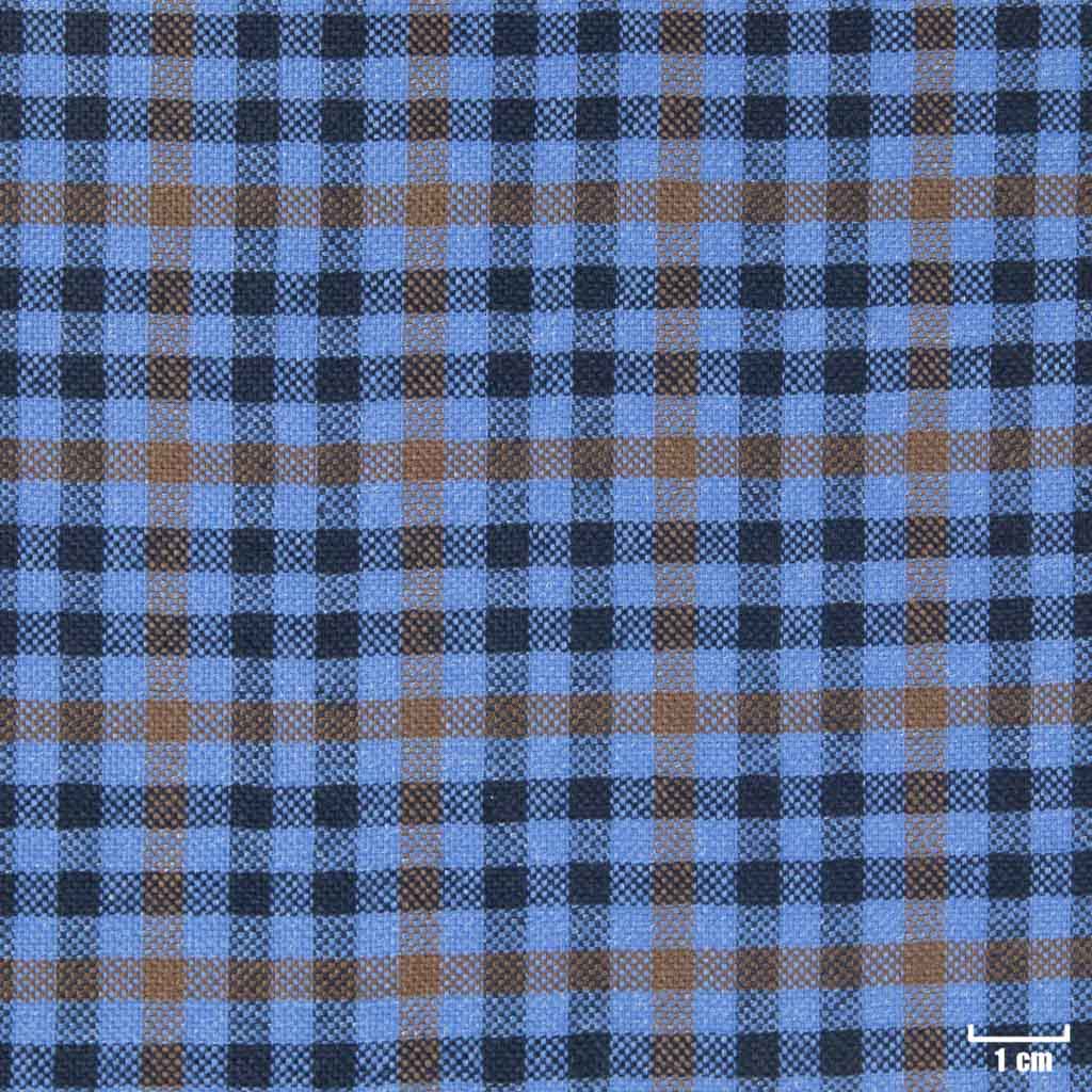 [401854] BLUE, BROWN CHECKS