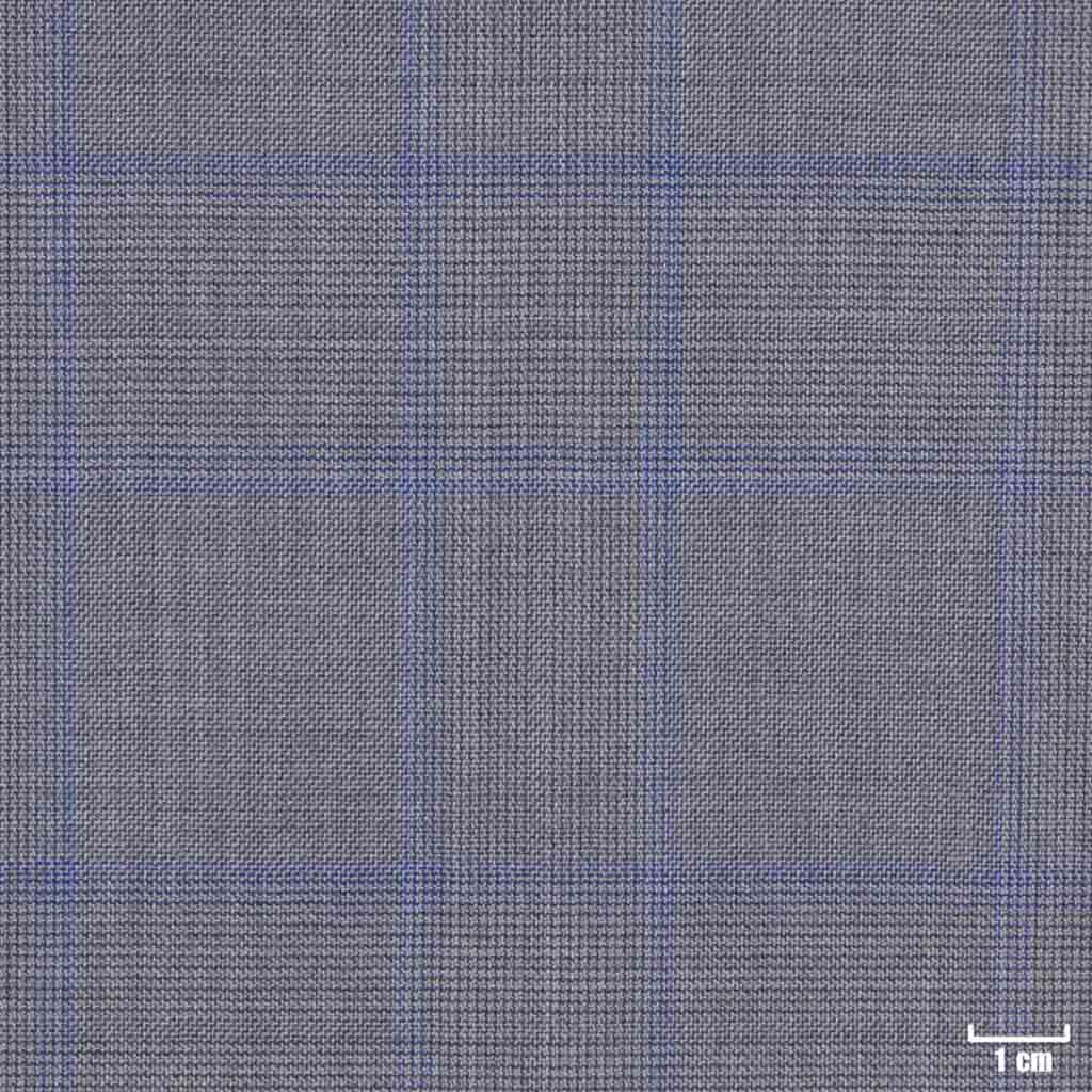 [403302] LIGHT GREY, BLUE CHECKS
