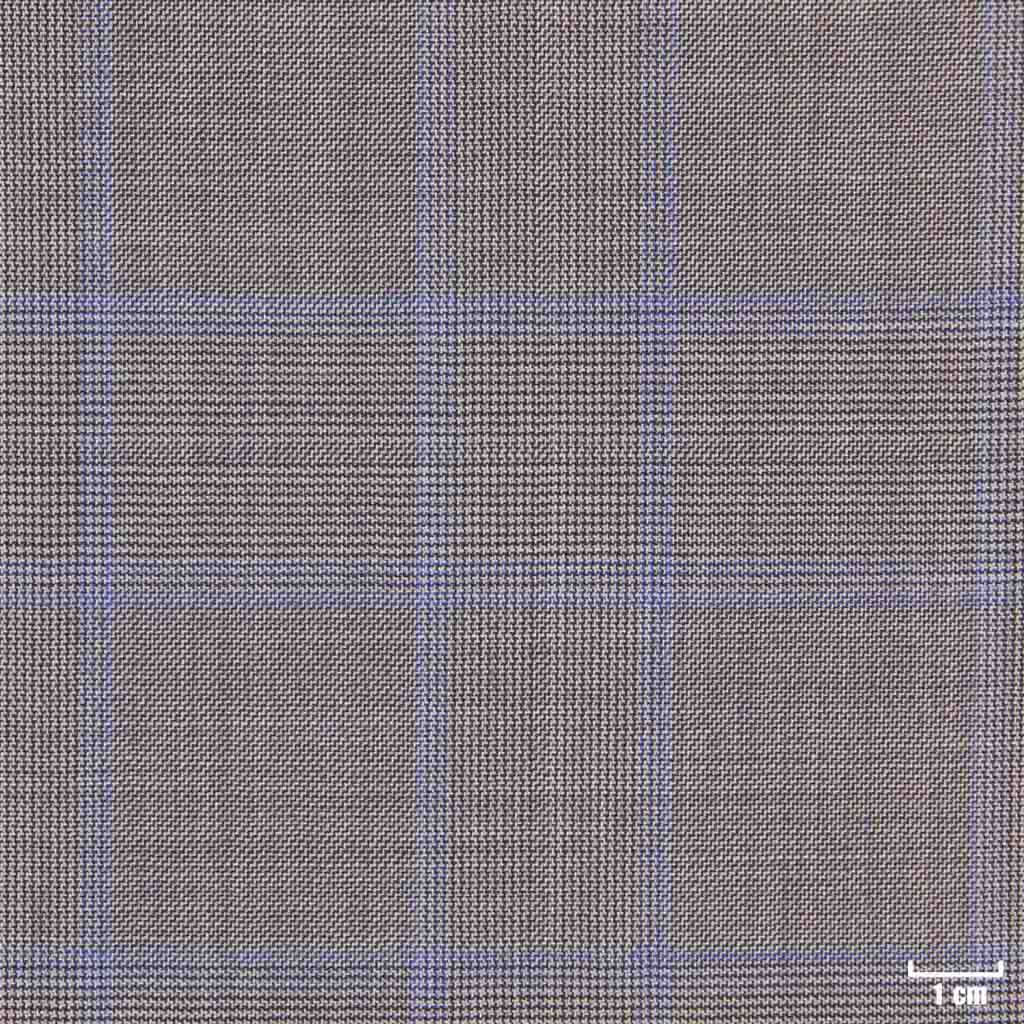 [403304] LIGHT BROWN, BLUE CHECKS