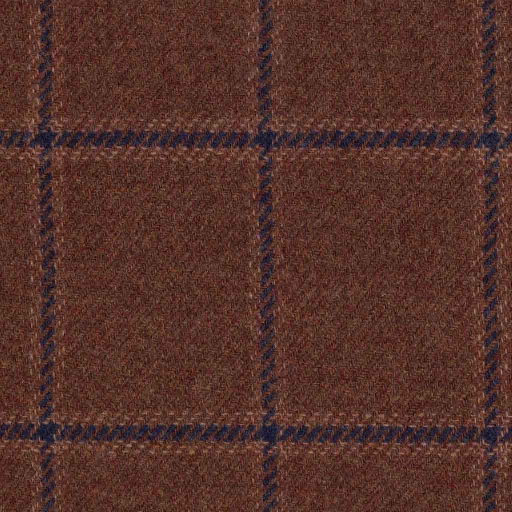 [404321] BROWN, BLUE CHECKS