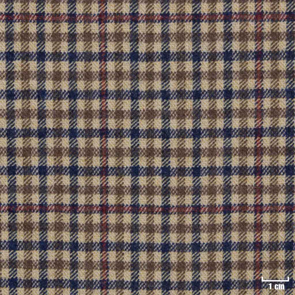 [450705] BLUE/BROWN/TAN, MIXED RED CHECKS