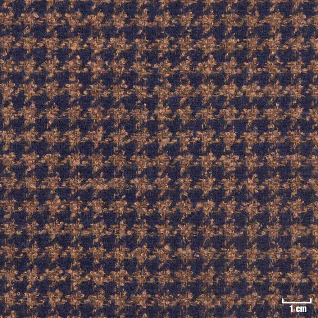 [450709] BLUE/BROWN HOUNDSTOOTH