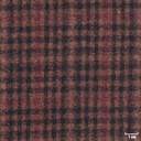 [450722] 酒红色，小蓝/红色格纹