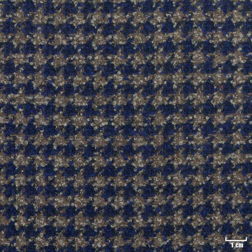 [450811] BROWN, BLUE HOUNDSTOOTH