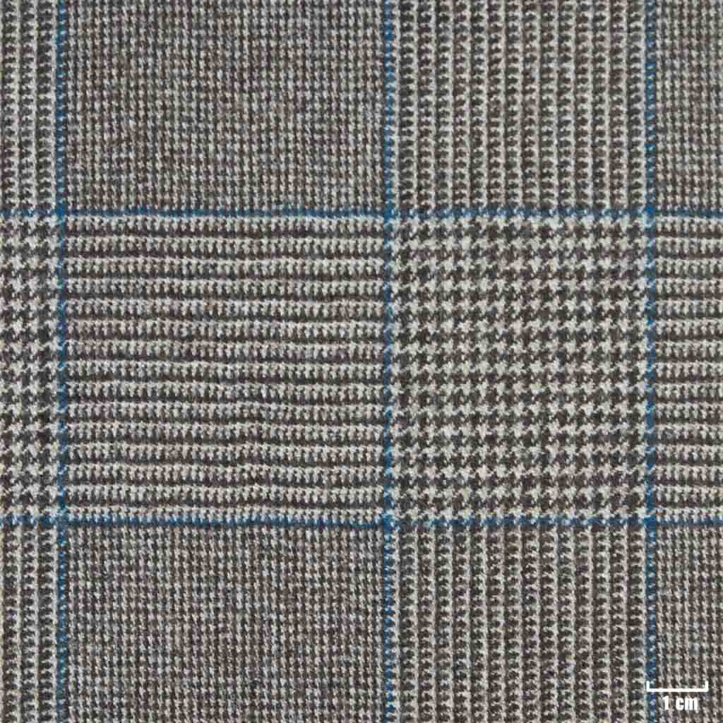 [450815] LIGHT BROWN, BLUE CHECKS