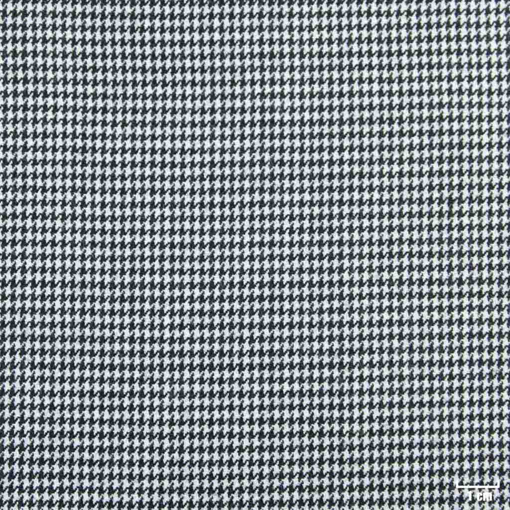 [450824] WHITE, BLACK HOUNDSTOOTH
