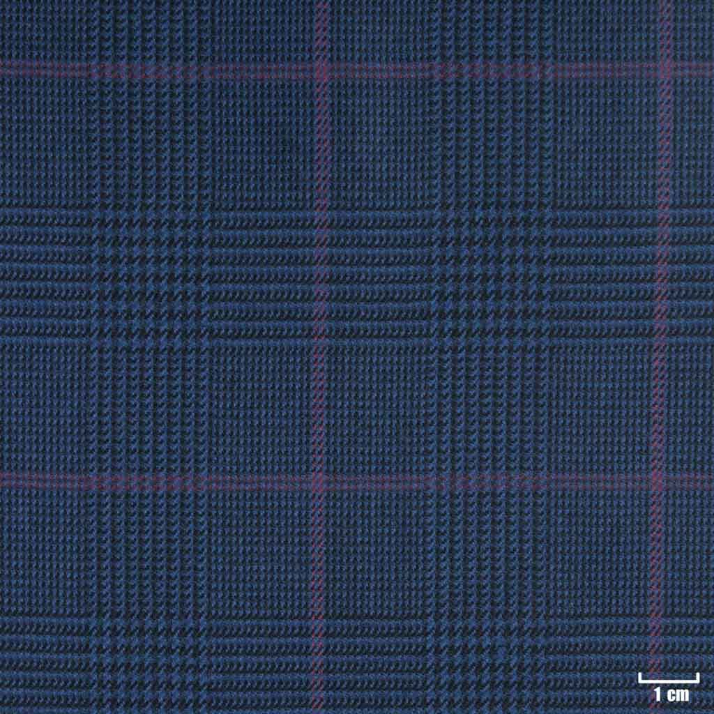 [450827] DARK BLUE, PINK CHECKS