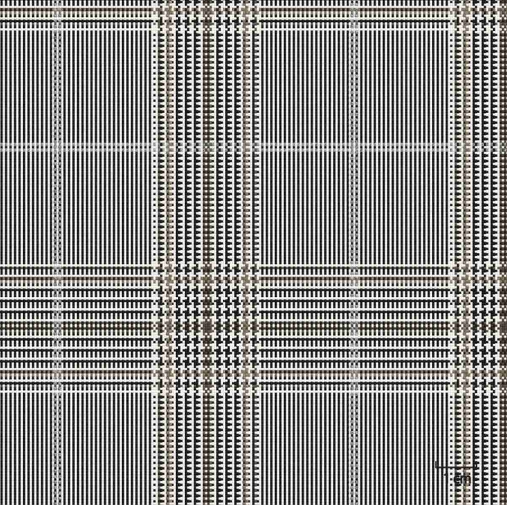 [451323] GREY, BLACK_BROWN CHECKS
