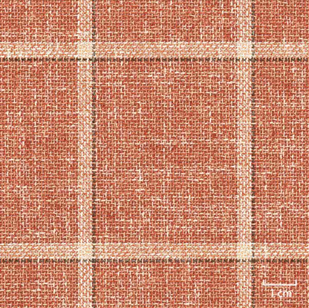 [451425] BURGUNDY, BIG CHECKS
