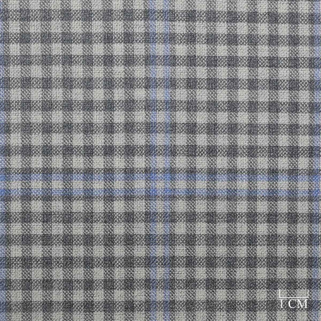 [452009] GREY,BLUE CHECKS