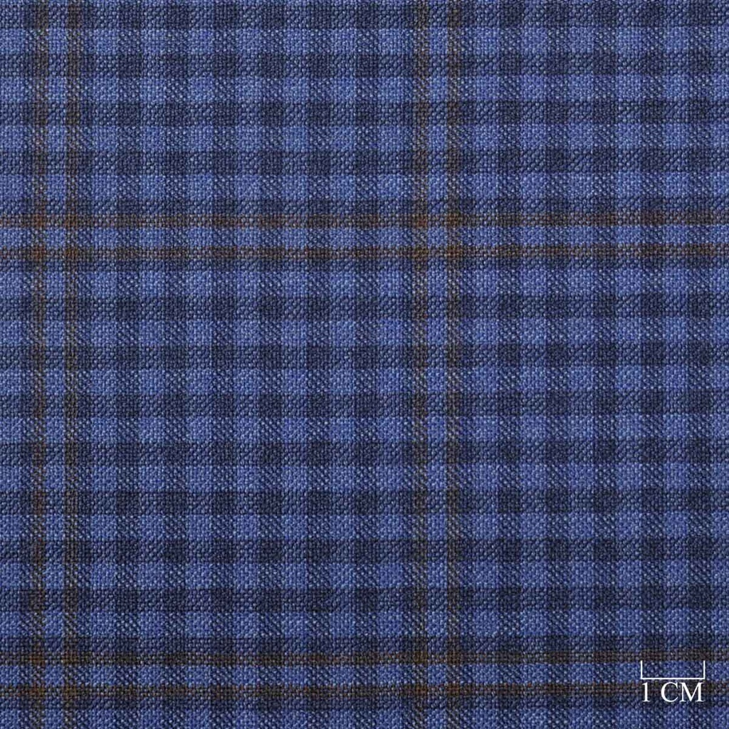 [452011] BLUE,BROWN CHECKS