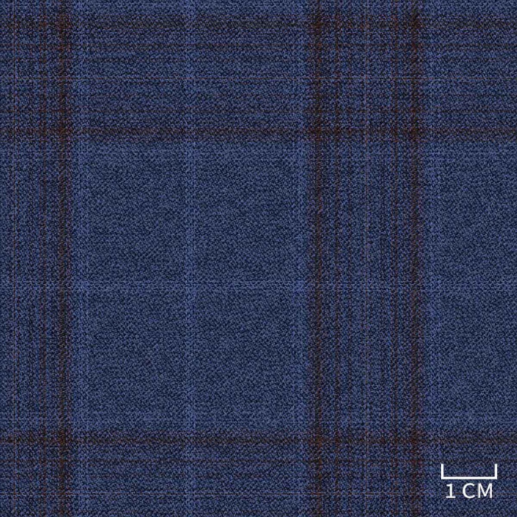 [452017] BLUE,BROWN CHECKS