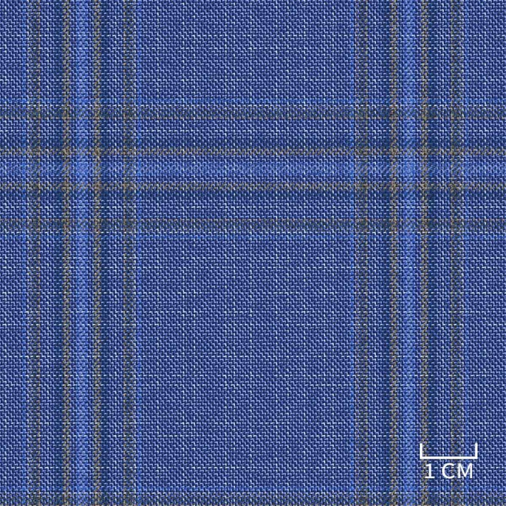 [452027] BLUE,BROWN CHECKS