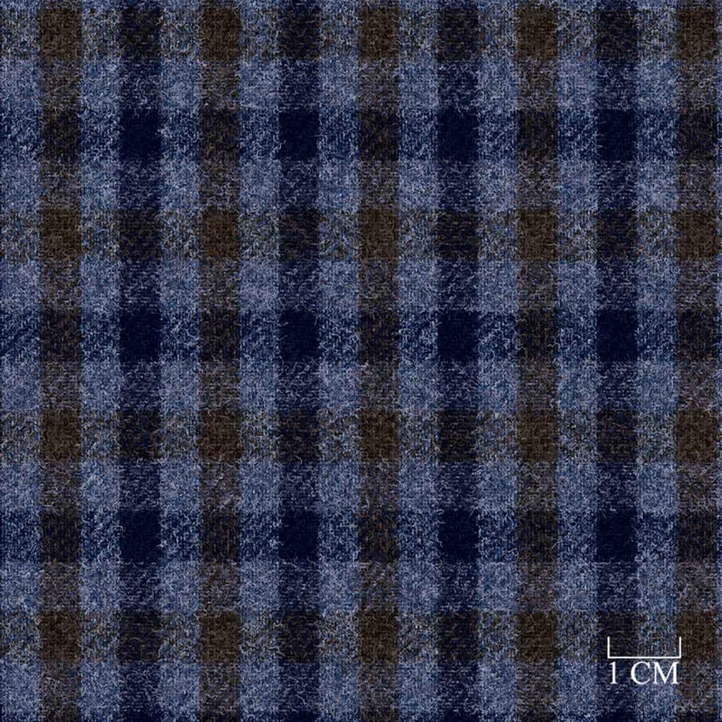 [452111] BLUE,BROWN CHECKS