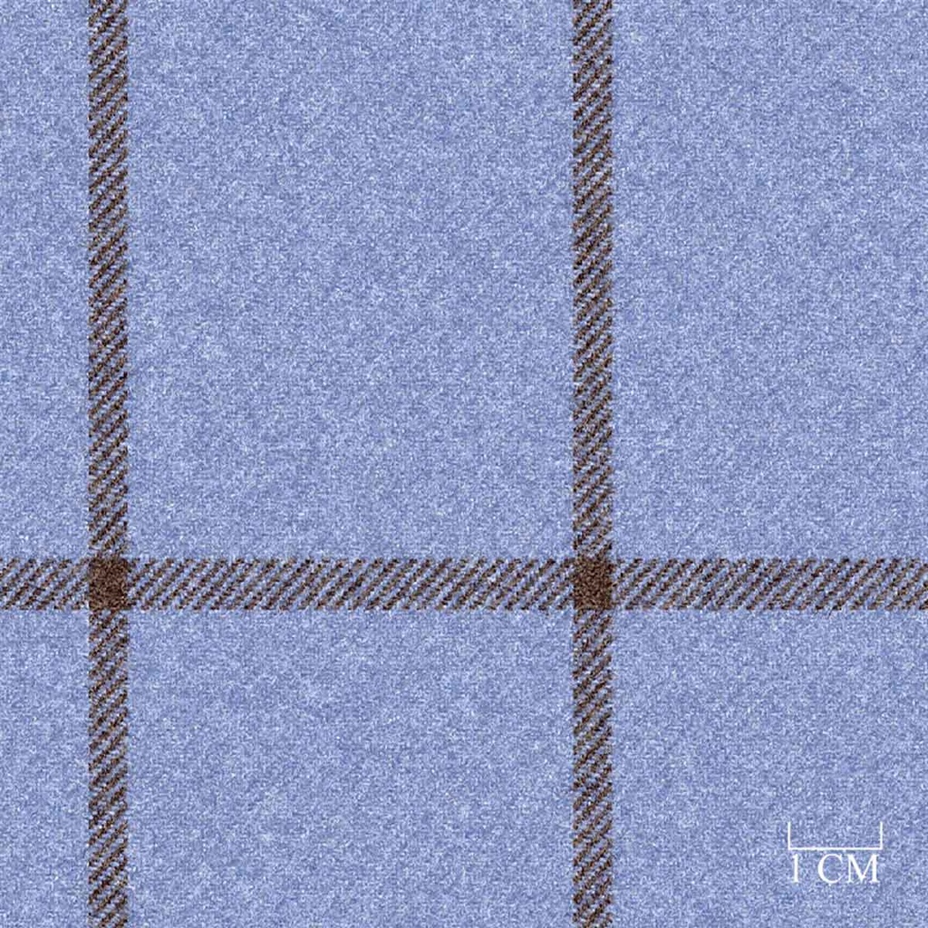 [452117] BLUE,BROWN CHECKS