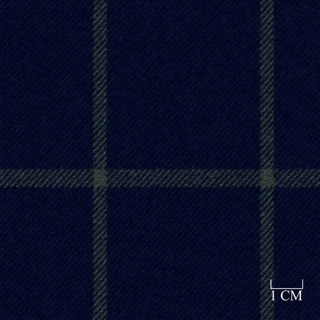 [452118] DARK BLUE,GREEN CHECKS