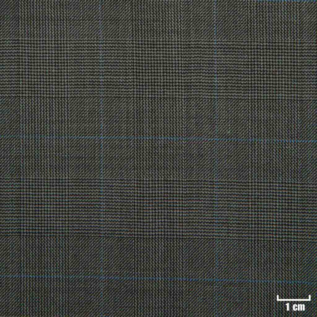 [500316] BROWN, BIG BLUE CHECKS