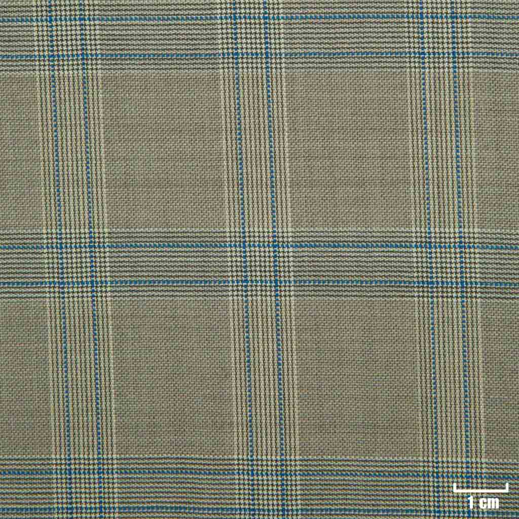 [500554] LIGHT BROWN, BLUE CHECKS