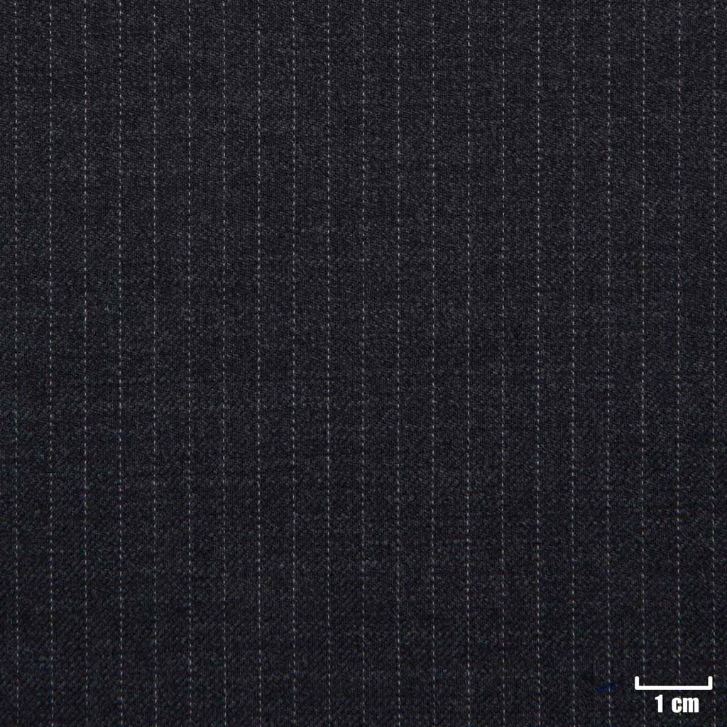 [501247] DARK GREY, NARROW OFF WHITE STRIPES