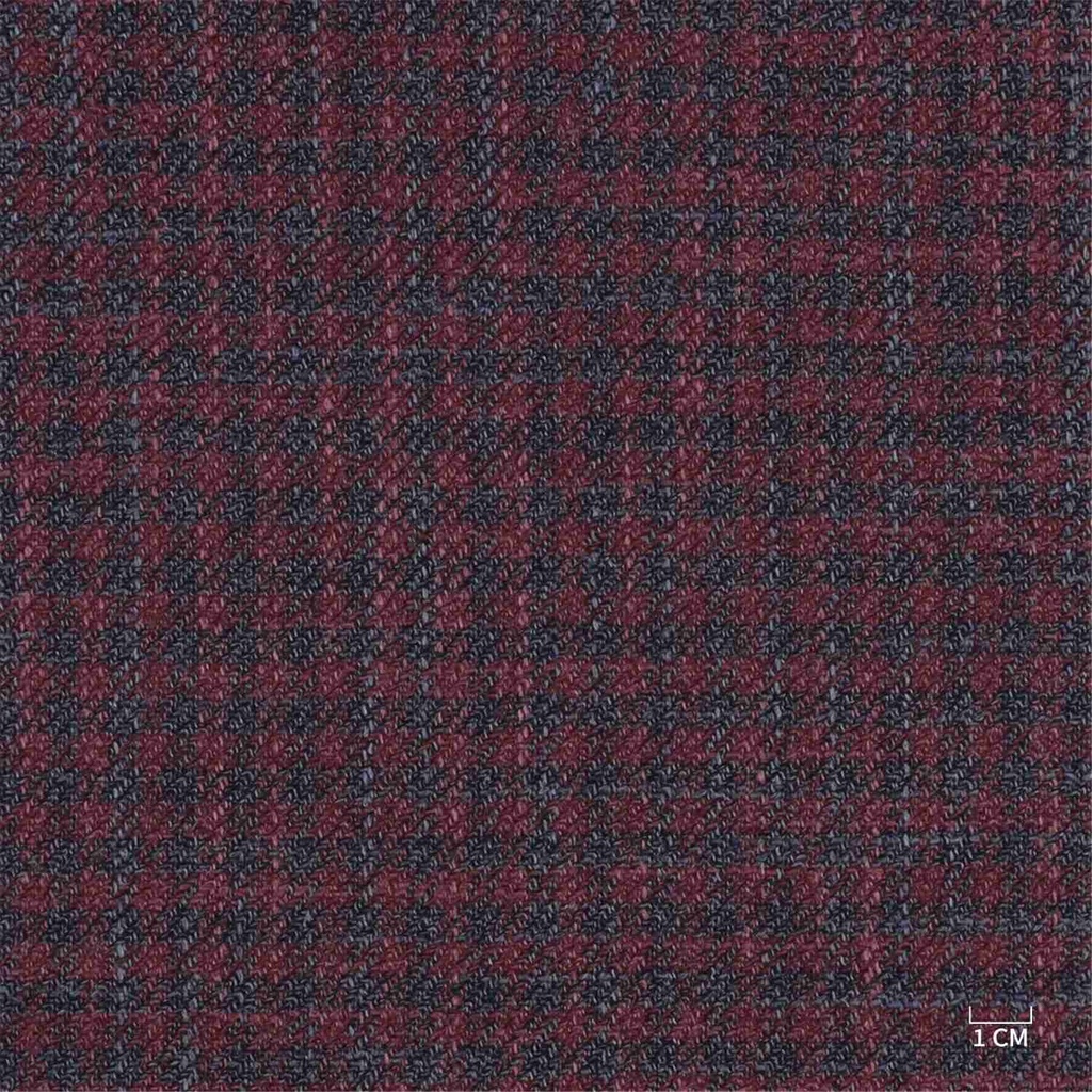 [610212] RED, BLUE HOUNDSTOOTH (100/12)