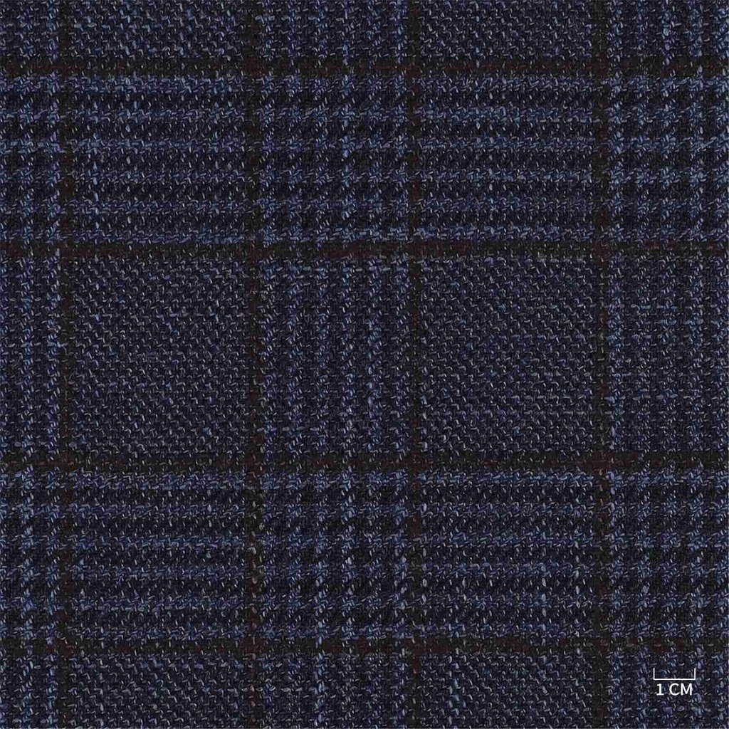 [610214] BLUE, BROWN CHECKS (100/14)